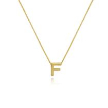 Gargantilha de Letras Folheado a Ouro 18k