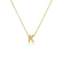 Gargantilha de Letras Folheado a Ouro 18k
