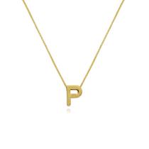 Gargantilha de Letras Folheado a Ouro 18k