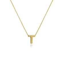 Gargantilha de Letras Folheado a Ouro 18k