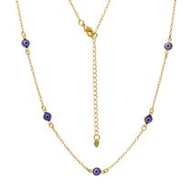 Gargantilha de Olho Grego Folheado em Ouro 18K Softjoias Gargantilha de Olho Grego Folheado em Ouro 18K Softjoias