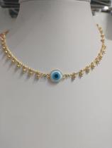 Gargantilha em olho grego Gargantilha em olho grego