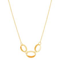 Gargantilha em Ouro 18k Elos Ovais - AU10816 Gargantilha em Ouro 18k Elos Ovais - AU10816