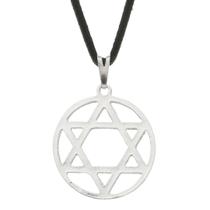 Gargantilha Estrela de David com aro 22mm - Sunshine Cristais