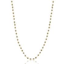 Gargantilha Feminina Maciça Bola Bolinhas 2mm de Ouro 18k Gargantilha Feminina Maciça Bola Bolinhas 2mm de Ouro 18k