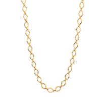 Gargantilha Feminina Rommanel Trabalhada Linda Banhada A Ouro 18k