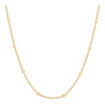 Gargantilha Fio Pequenos Cubos 42 Cm Rommanel 531966