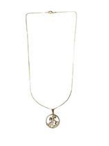 Gargantilha Folheada 45Cm Com Pingente São Jorge Vado