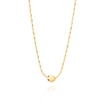 Gargantilha folheada a ouro com pendant bola 530484 Rommane Gargantilha folheada a ouro com pendant bola 530484 Rommane