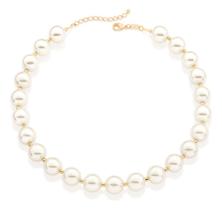 Gargantilha Formada Por 23 Pérolas Sintéti 532390 Gargantilha Formada Por 23 Pérolas Sintéti 532390