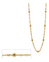 Gargantilha Formada Por Fio Cingapura Torcid 531657