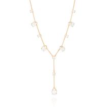 Gargantilha gravata folheada a ouro BRANCO 532175 Rommanel