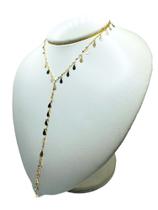 Gargantilha Gravata Malha Coffe Gotas Em Ouro 18K 750 (cod37y) Gargantilha Gravata Malha Coffe Gotas Em Ouro 18K 750 (cod37y)