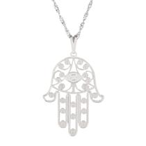 Gargantilha Hamsa 30mm - Sunshine Cristais Gargantilha Hamsa 30mm - Sunshine Cristais
