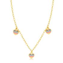 Gargantilha Infantil Três Corações