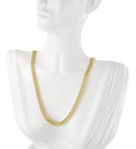 Gargantilha Lacraia 40 Cm 3.9 Ouro 18k 750 Certificado Garan