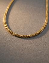 Gargantilha Lacraia 50 Cm 6.0 Ouro 18k 750 Certificado Gargantilha Lacraia 50 Cm 6.0 Ouro 18k 750 Certificado