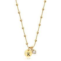 Gargantilha Letra K Com Ponto De Luz Montada Com Veneziana Gargantilha Letra K Com Ponto De Luz Montada Com Veneziana