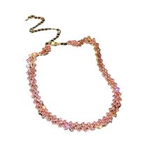 Gargantilha Luxuosa com Strass e Cristais - Colar Geométrico para Festa e Casamento