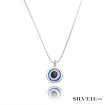 Gargantilha Olho Grego 6Mm Em Prata 925 Gargantilha Olho Grego 6Mm Em Prata 925