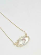 Gargantilha olho grego cristal Rose Gargantilha olho grego cristal Rose