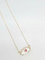 Gargantilha olho grego cristal Rubi Gargantilha olho grego cristal Rubi