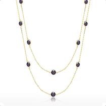 Gargantilha Ouro 18k Com Zircônias 5mm (DESCONTINUADO)