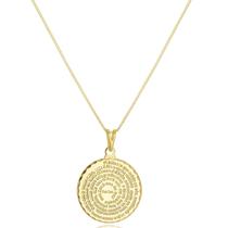 Gargantilha Pai Nosso Banhada a Ouro 18k