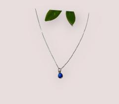 Gargantilha pedra azul