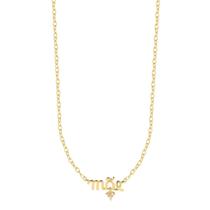 Gargantilha Ping Mãe Folheado A Ouro