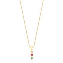 Gargantilha Ping Mini Ear Cuff Multicolor Folheada Ouro Gargantilha Ping Mini Ear Cuff Multicolor Folheada Ouro
