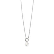 Gargantilha ponto de luz de prata 925 BRANCO 830045 Rommanel