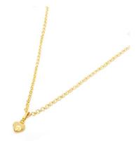 Gargantilha Portuguesa de Ouro 18k 50cm com Pingente Coração Corrente Colar Cordão Elo Português