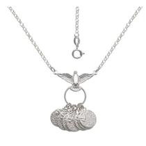 Gargantilha Prata Com Espirito Santo E Cacho Com 7 Dons