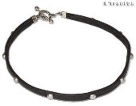 Gargantilha punk CL342 Couro Legitimo Gargantilha punk CL342 Couro Legitimo