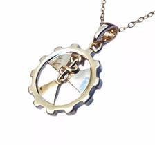 Gargantilha Radiologia Folheado a Ouro 18k