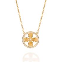 Gargantilha rommanel banhado ouro 18k boho 532592 Gargantilha rommanel banhado ouro 18k boho 532592