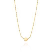 Gargantilha Rommanel Formada Por Fio Bola Diamantada 530484