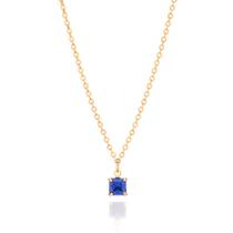 Gargantilha setembro folheada a ouro AZUL 532395 Rommanel