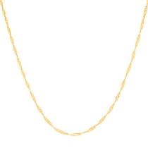 Gargantilha singapura banhada a ouro 530590 Rommanel Gargantilha singapura banhada a ouro 530590 Rommanel