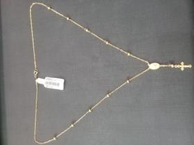 Gargantilha TerÃo Bola Em Ouro 18k