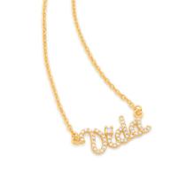 Gargantilha vida folheada a ouro BRANCO 532080 Rommanel Gargantilha vida folheada a ouro BRANCO 532080 Rommanel