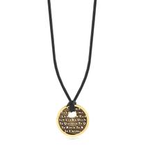 Gargargantilha Fio Tecido Com Nó E Ping Amor Folheado A Ouro