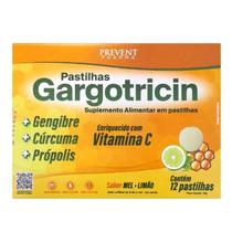 Gargotricin Mel e Limão 12 Pastilhas - Prevent