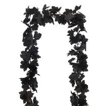 Garland AWARDSEN Black Maple Leaf, 2 peças de decoração de Halloween de 2 m