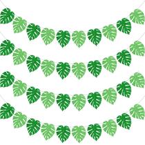 Garland Banners Sumind Tropical Leaf Hawaiian Luau x4 Garland Banners Sumind Tropical Leaf Hawaiian Luau x4