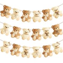 Garland Decoration Teddy Bear Baby Shower Umoni, 2 unidades Garland Decoration Teddy Bear Baby Shower Umoni, 2 unidades