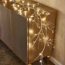 Garland Fudios Lighted Birch 48 LED 6FT com 8 funções Garland Fudios Lighted Birch 48 LED 6FT com 8 funções