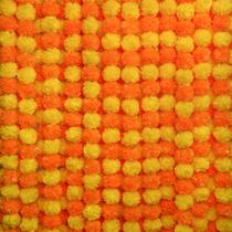 Garland GOMALL, 5 peças de flores artificiais de calêndula, 1,5 m Garland GOMALL, 5 peças de flores artificiais de calêndula, 1,5 m