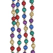 Garland Kurt Adler Glitter, miçangas, multicolorido, plástico de 2,7 m